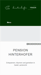 Mobile Screenshot of pensionhinterhofer.at